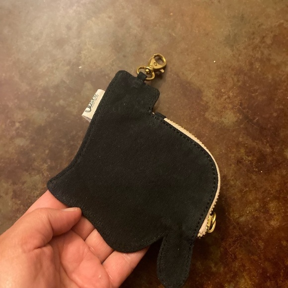 New with Tags Beaded Canvas Cheetah Coin Purse - Picture 3 of 3